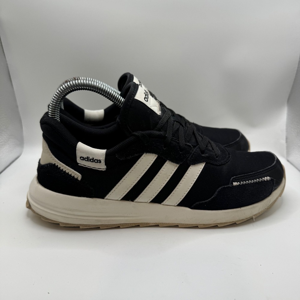 Adidas 7 Retroset Sneakers Mens Black White EH1859 Low Top Running Shoes